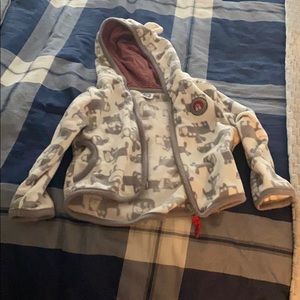 Soft dog printed jacket